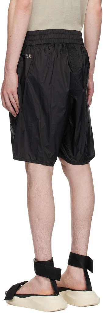 Rick Owens Black Champion Edition Taffeta Shorts 4