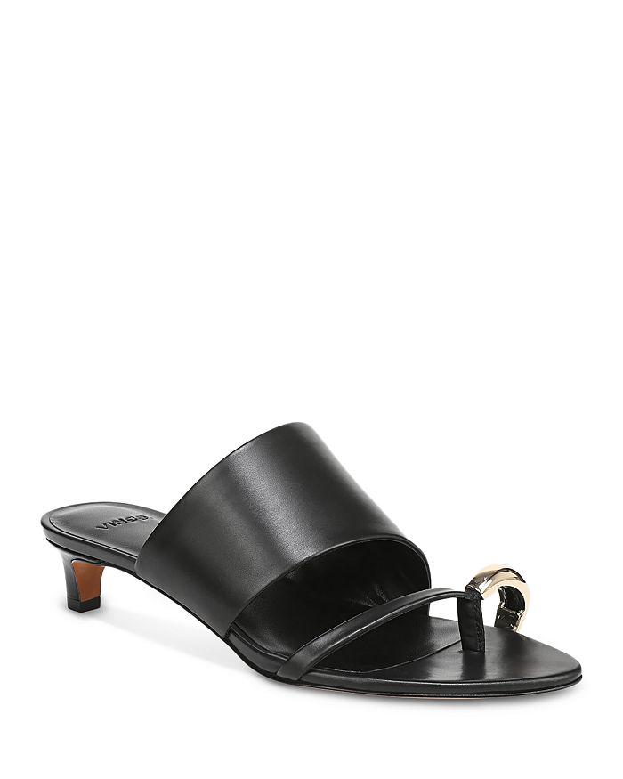 Vince Women's Suzie Almond Toe Kitten Heel Sandals