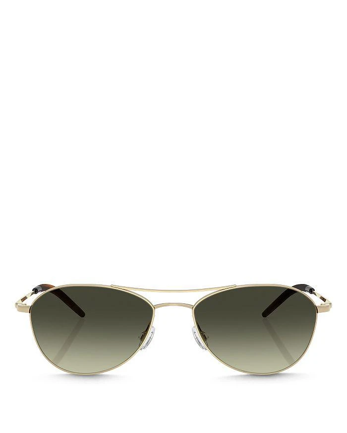Oliver Peoples OV1358S Aero II Aviator Sunglasses, 57mm 2