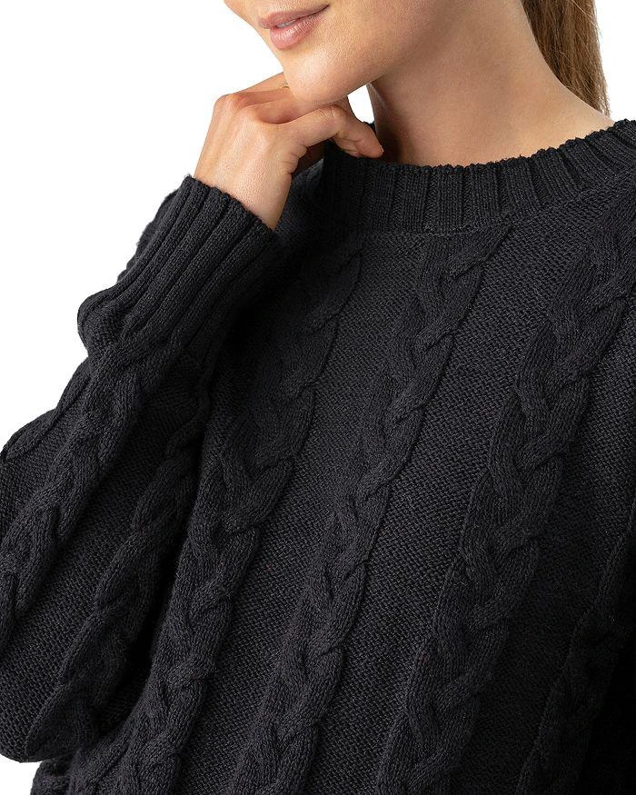 Sanctuary The Cable Crewneck Cable Knit Sweater 4