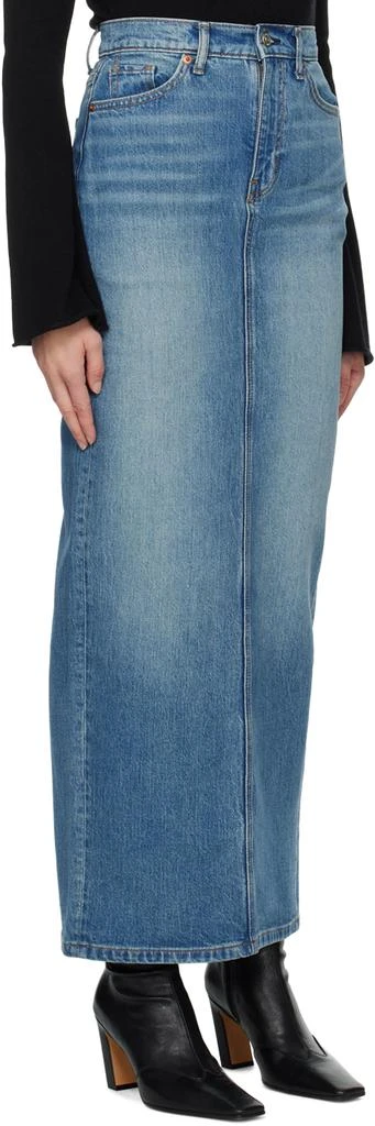 Reformation Blue Daria Denim Maxi Skirt 2