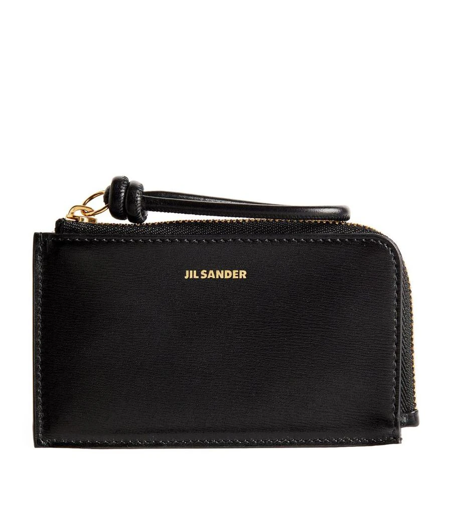 Jil Sander Small Leather Giro Wallet 1