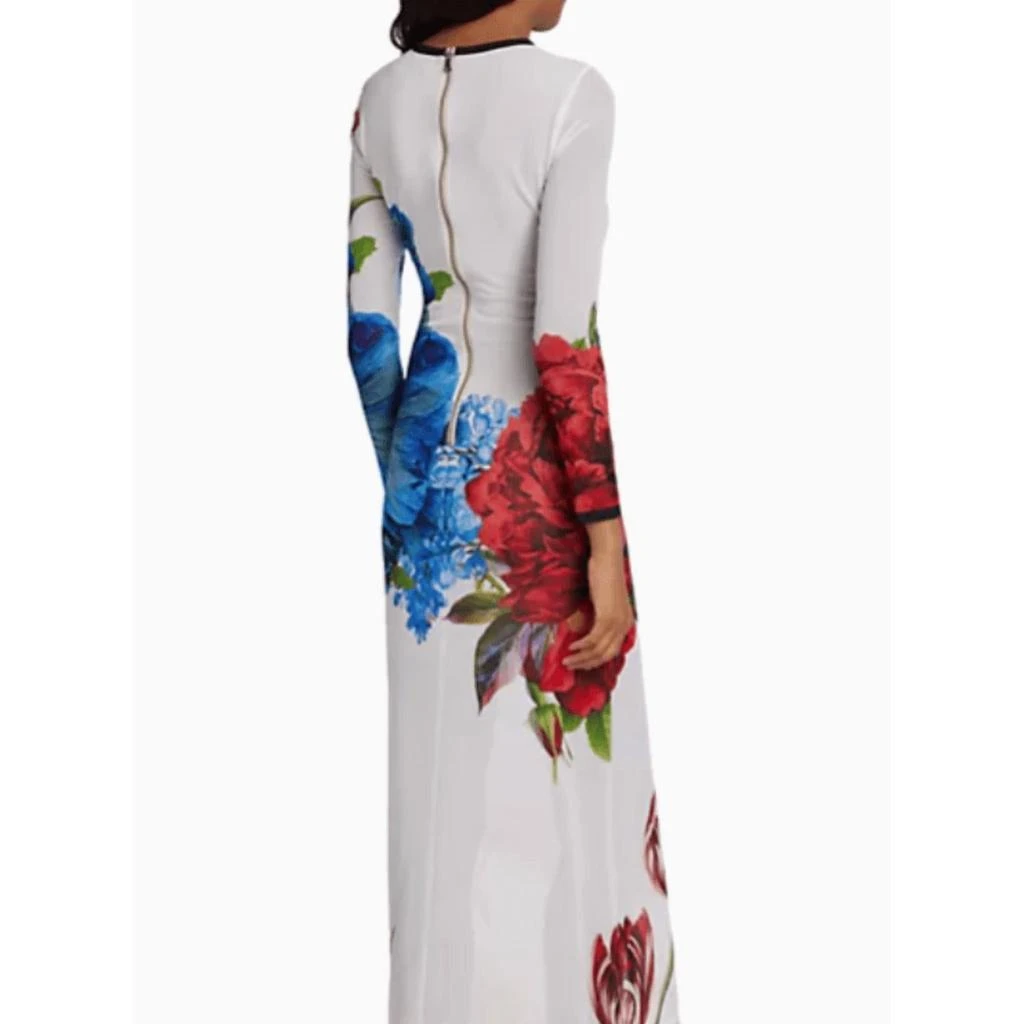 Delora Long Sleeve Crew Neck Le Parisien Maxi Dress In Multicolor  On Sale  Now with Up to 26% Off | Discover Exclusive Deals & Savings at BeyondStyle   Authentic Alice +
