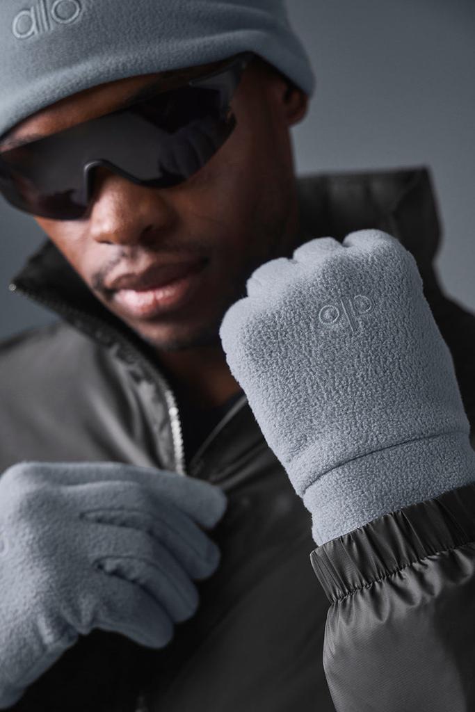 Alo Performance Fleece Glove - Ivory/Ivory