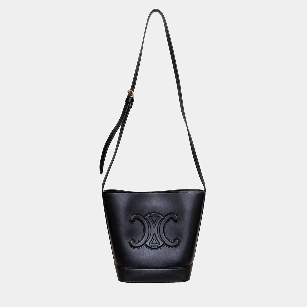 Celine Celine Small Bucket Cuir Triomphe Bag - Shoulder Bags