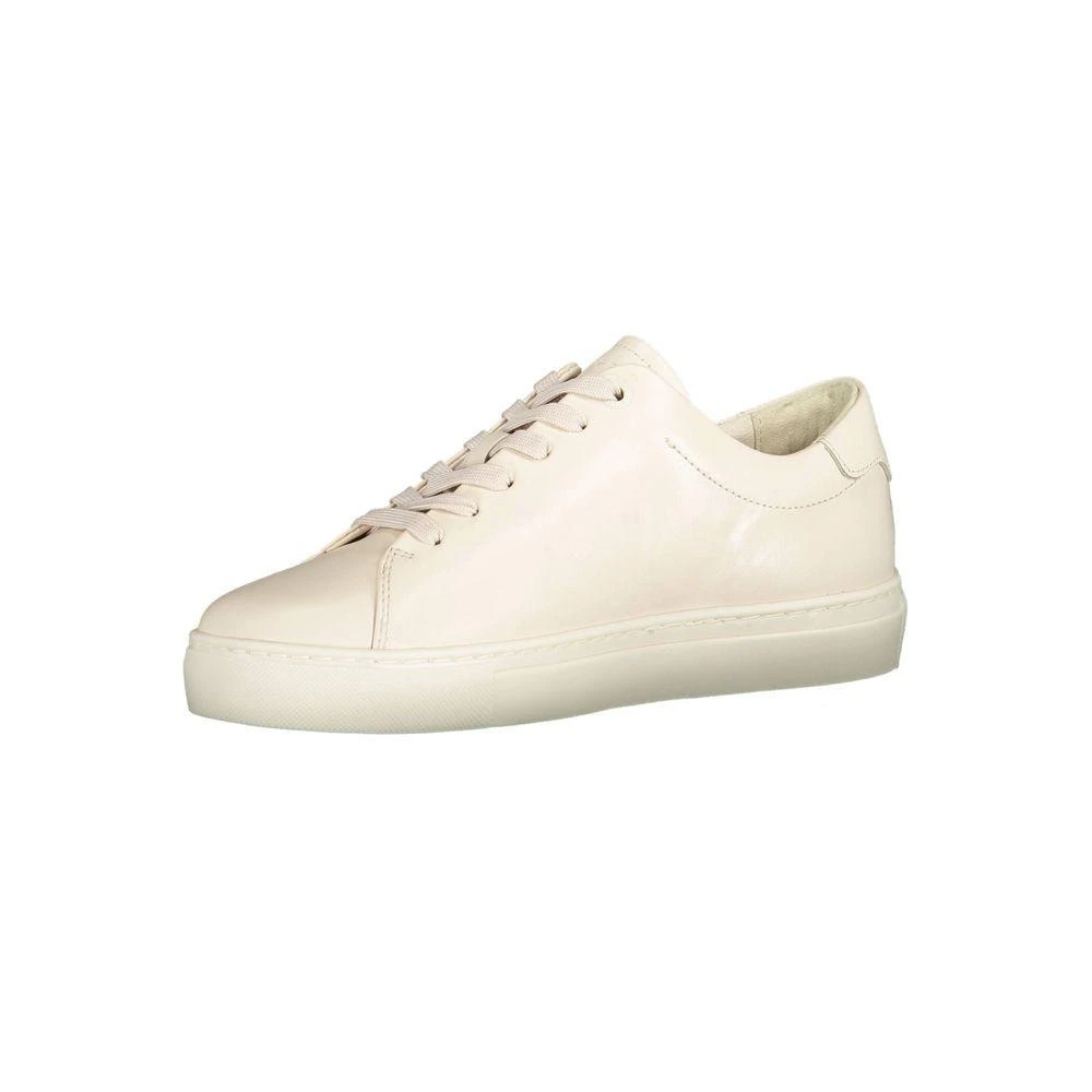 Tommy Hilfiger Beige Leather Women Sneaker 2