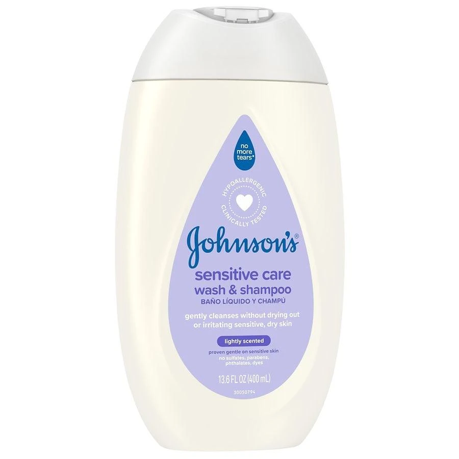 Johnson's Baby Sensitive Care Baby Body Wash & Shampoo 6