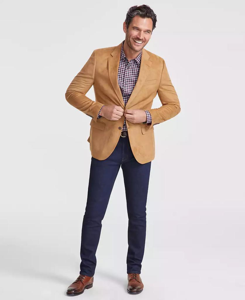 Nautica Men's Modern-Fit Faux-Suede Sport Coat