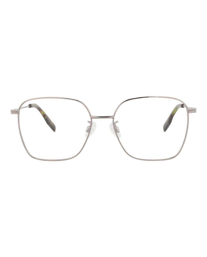 Alexander McQueen Square-Frame Metal Optical Frames