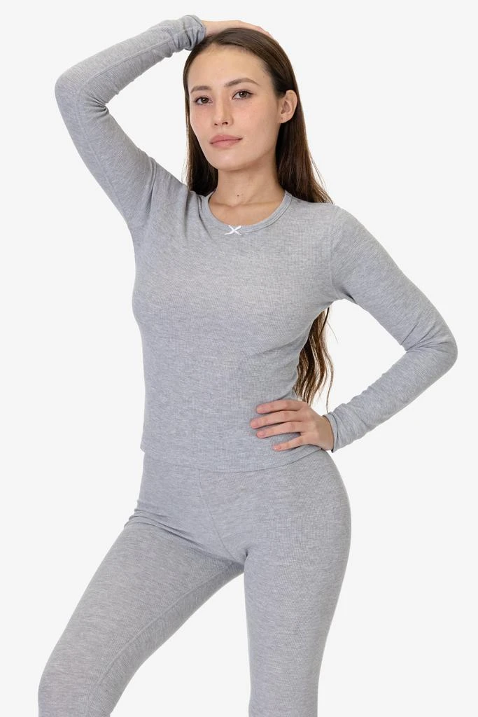 Los Angeles Apparel T3007 - Baby Thermal L/S Top 1