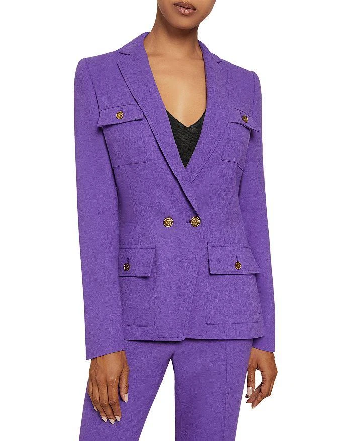 Santorelli Button Front Wool Jacket 1