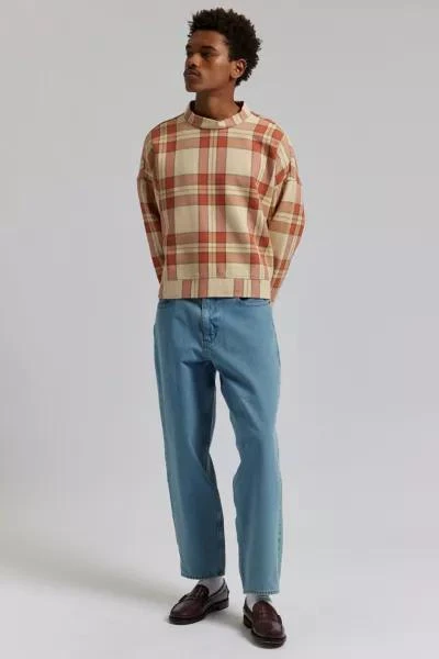 Monitaly Monitaly Santa Monica Plaid Crew Neck Sweatshirt 3