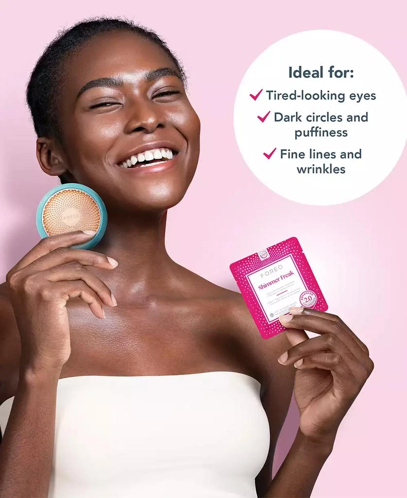 Foreo 2.0 UFO Shimmer Freak Mask 6x6g 4