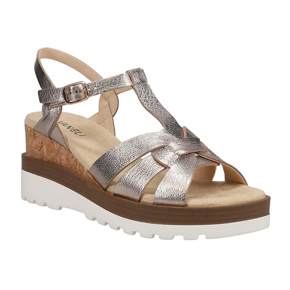 Vaneli Carly Cork Wedge Sandals