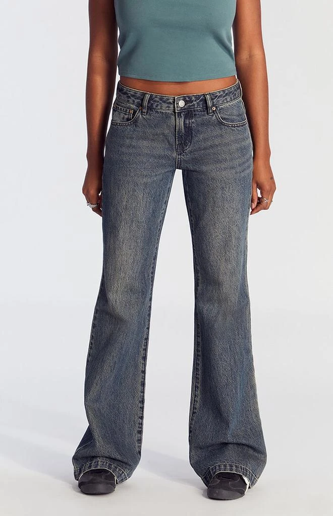 PacSun Dark Indigo Low Rise Bootcut Jeans 3
