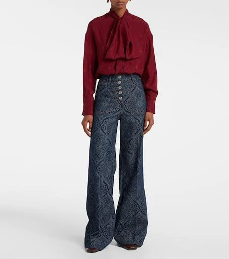 ETRO Pegaso high-rise flared jeans 7