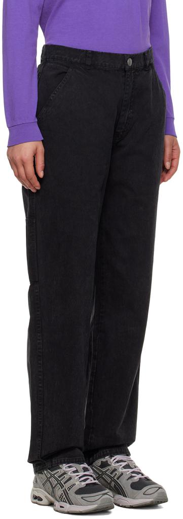 Awake NY Black Washed Trousers