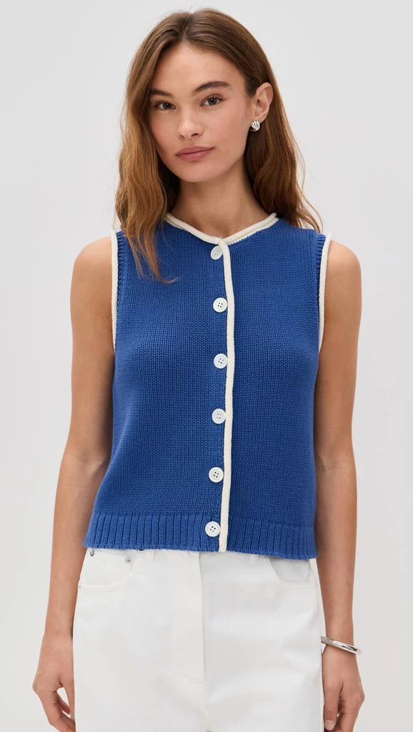 Alex Mill Bridget Tipped Vest 6
