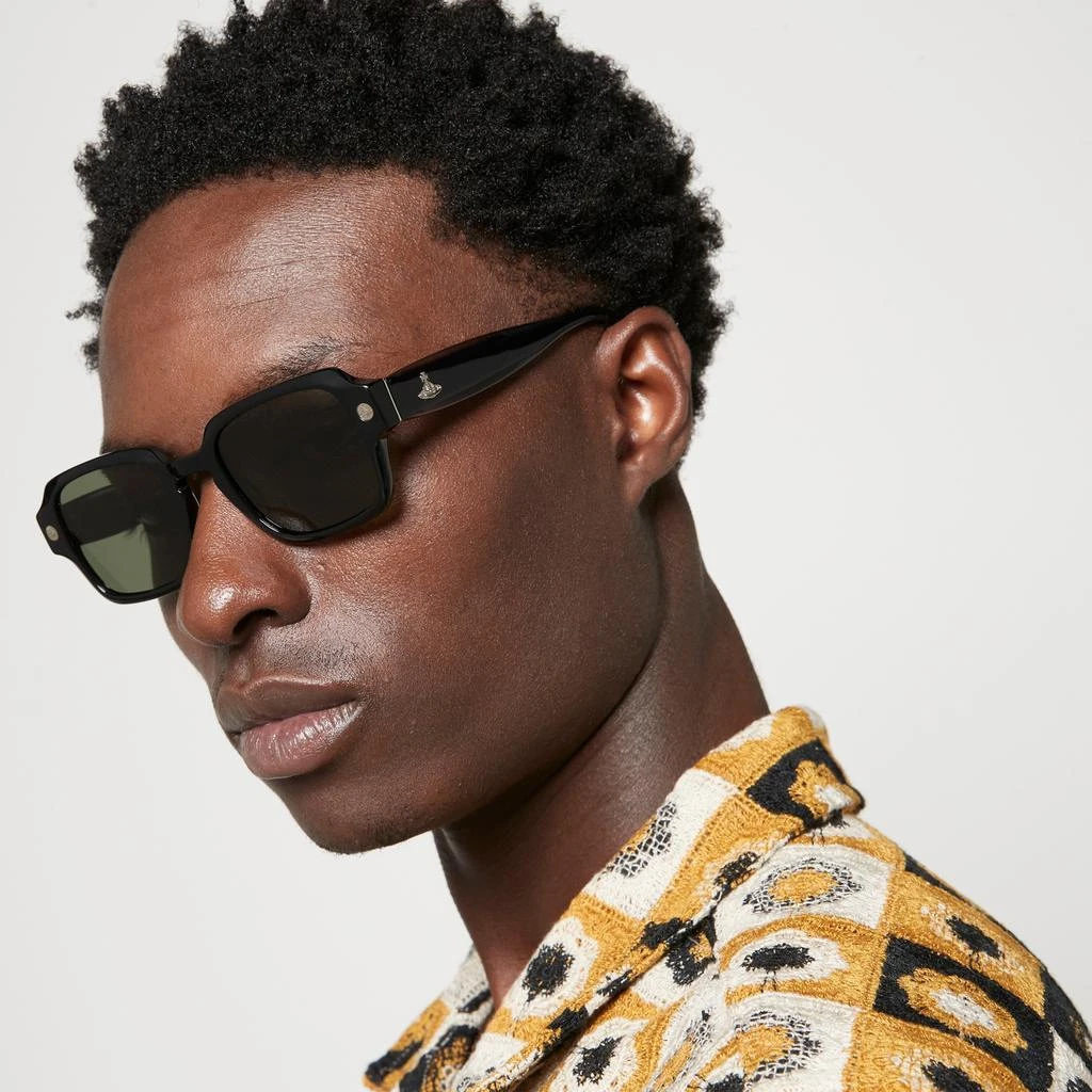 Vivienne Westwood Michael Acetate Square-Frame Sunglasses 5