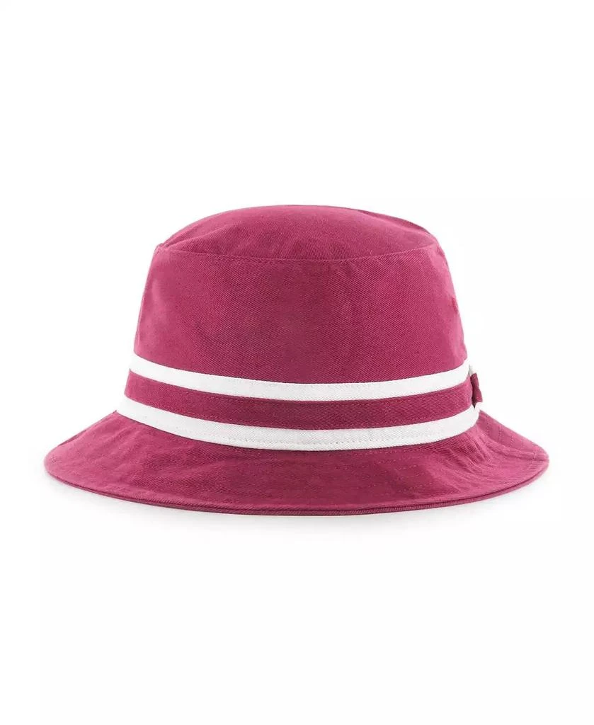 47 Brand Men's Burgundy Washington Commanders Striped Bucket Hat 2
