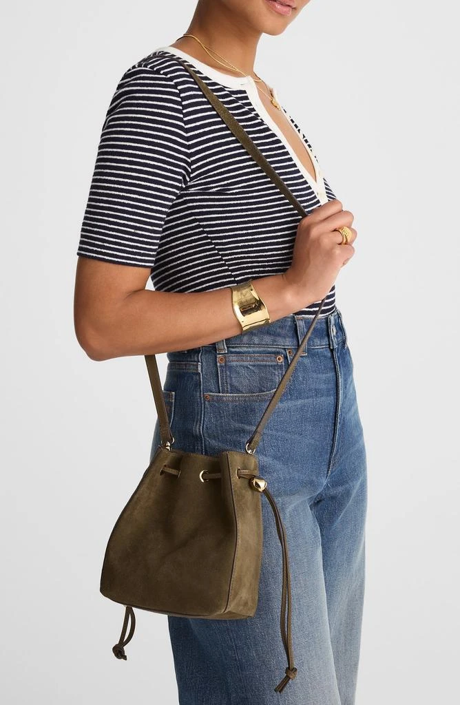 Madewell Suede Bucket Crossbody Bag 2