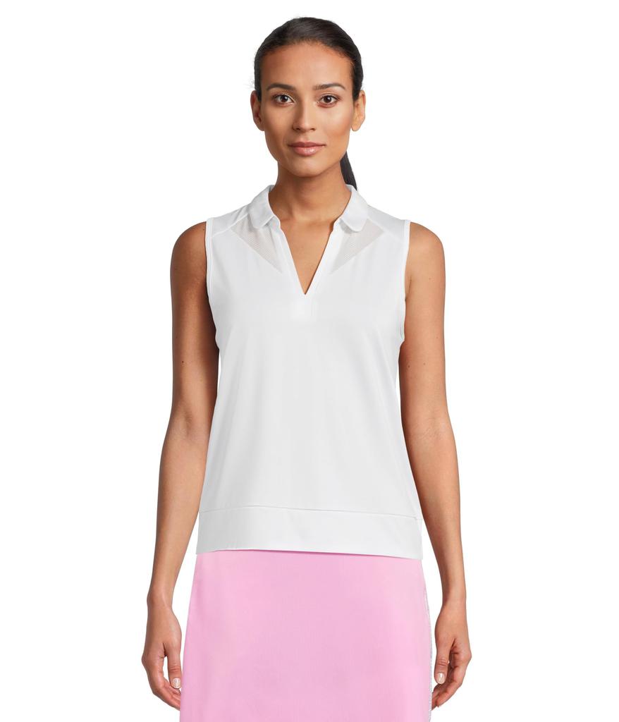 Callaway Sleeveless Top With Mesh Inserts
