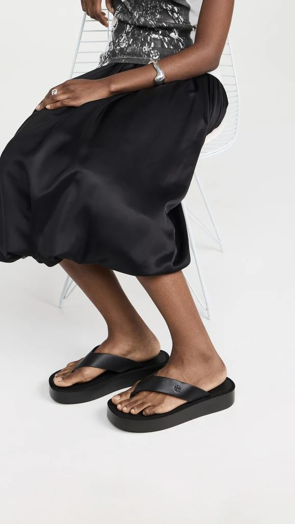 Tory Burch Leather Platform Flip Flops 2