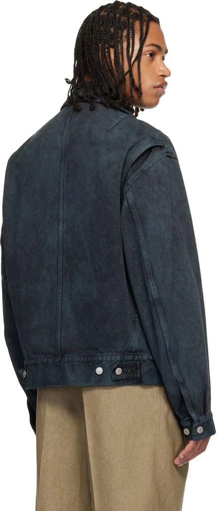 Dries Van Noten Black Patch Pocket Denim Jacket 3