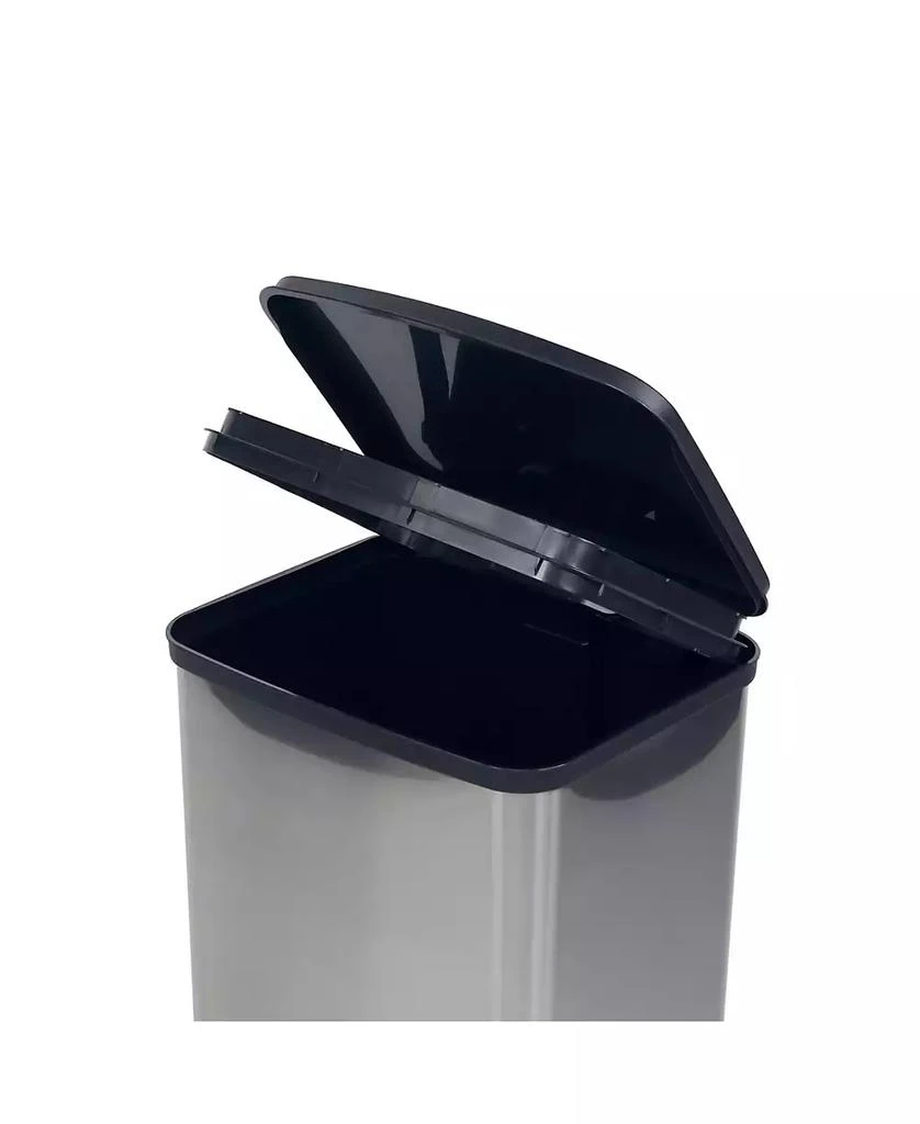 Mega Casa 13.2 Gallon Trash Can, Plastic Rectangular Step Kitchen Trash Can 8