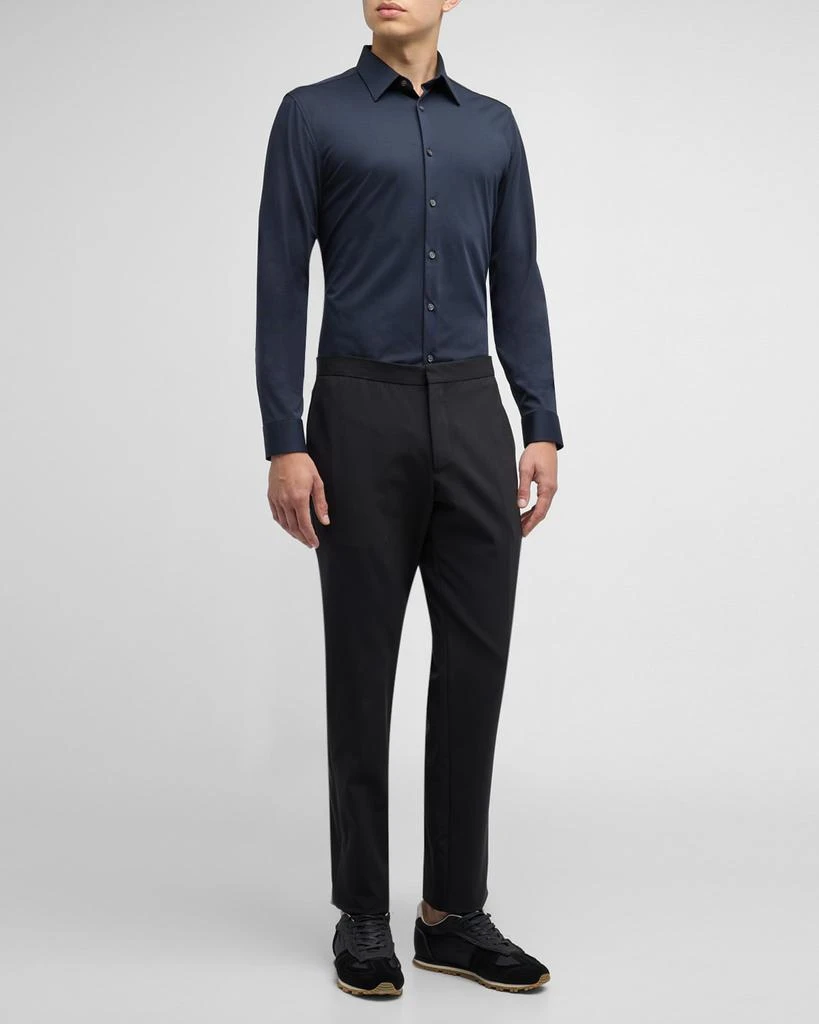 Theory Men's Sylvain Shirt in Structure Knit 3