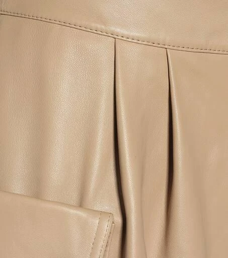 Zeynep Arçay Leather cargo midi skirt 4