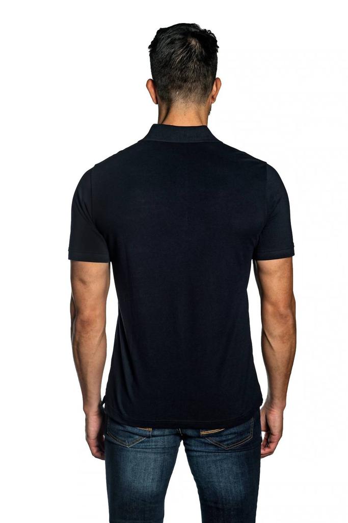 Jared Lang Jared Lang - Polo With Star Embroidery Top