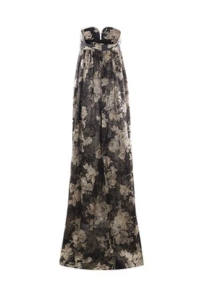 Max Mara Max Mara Floral Printed Strapless Dress 2