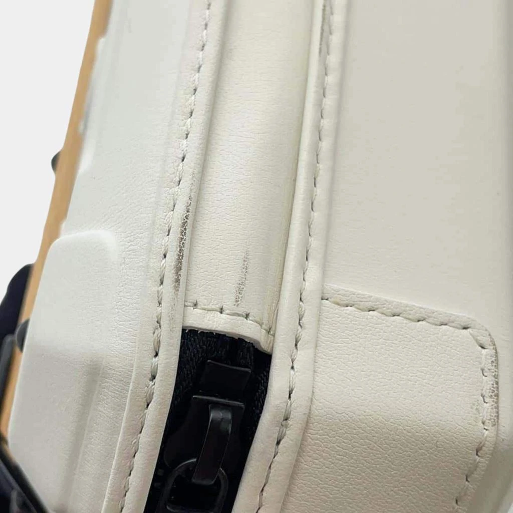 Louis Vuitton Louis Vuitton White/Black Calf Leather future trunk 12