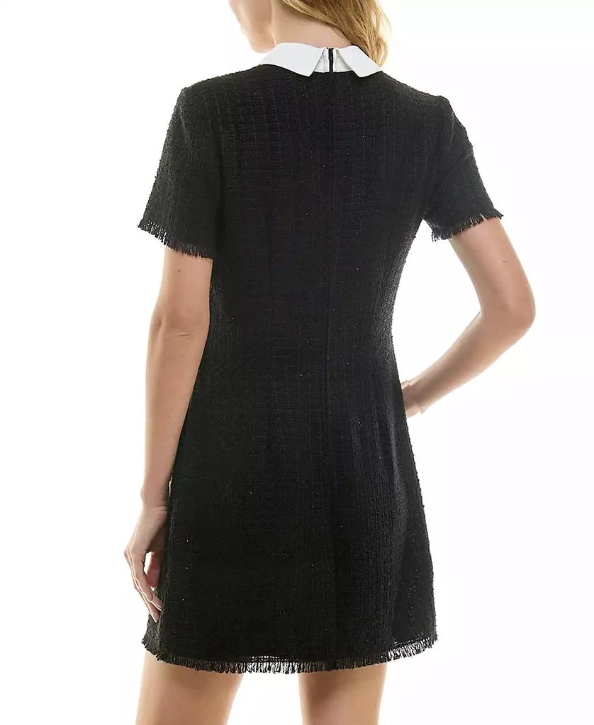 City Studios Juniors' Short-Sleeve Bouclé Shirt Dress 2