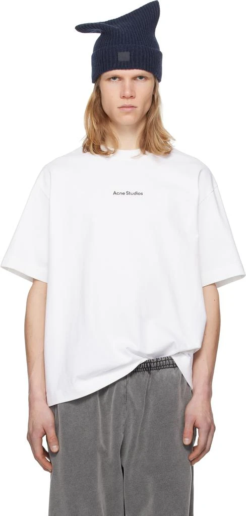 Acne Studios White Logo T-shirt 1