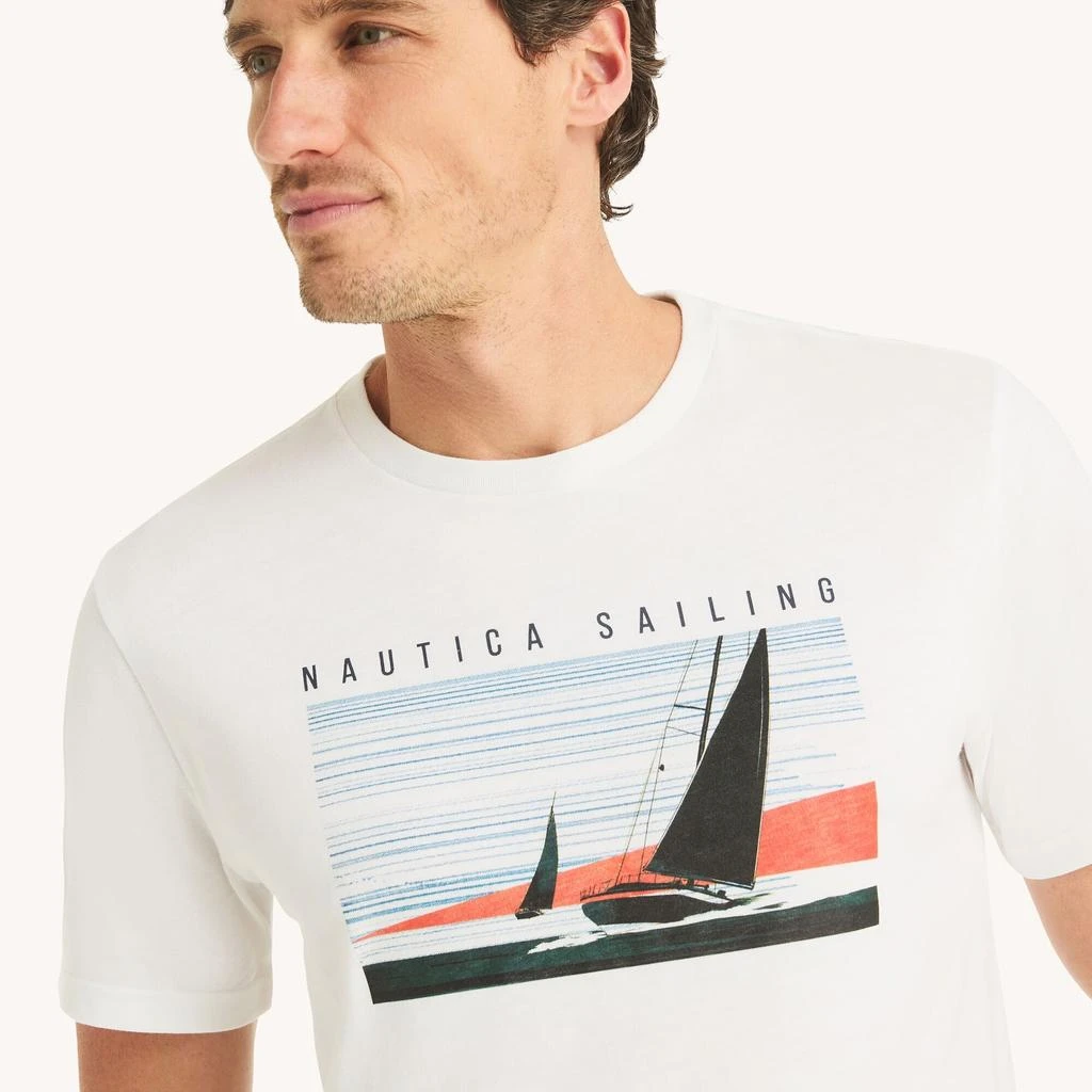 Nautica Mens Sailing Graphic T-Shirt 2