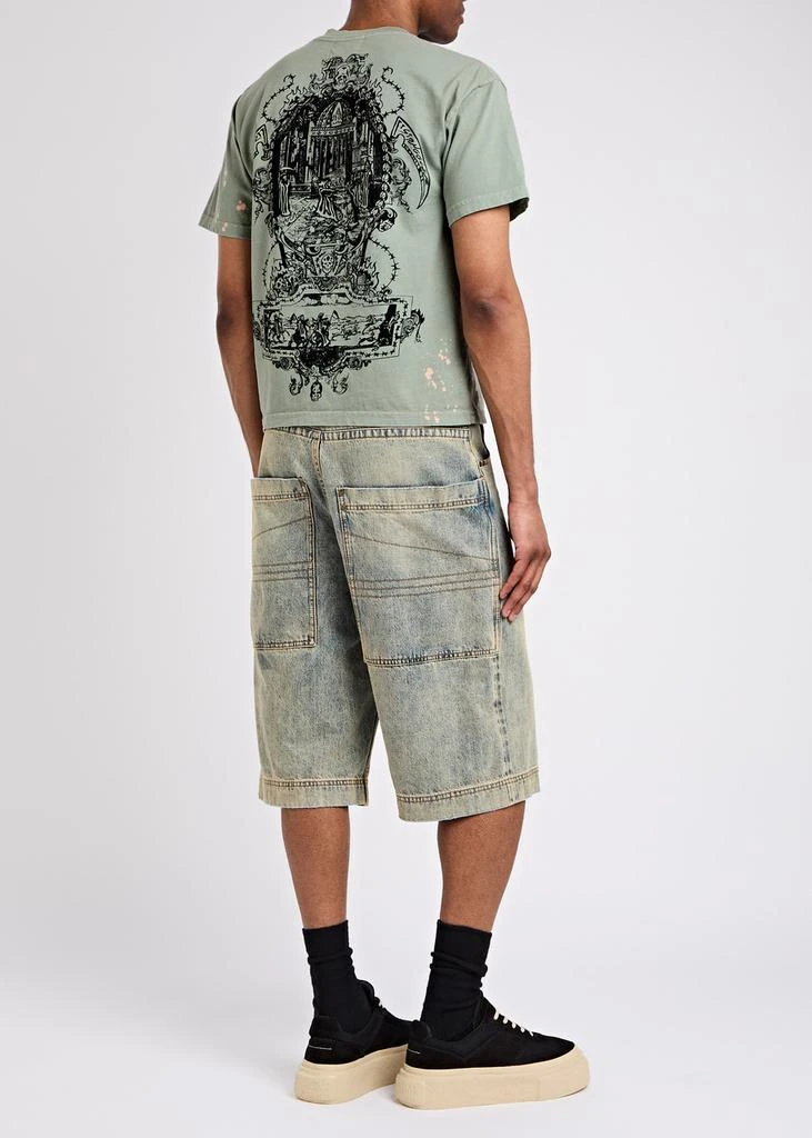 Warren Lotas Dark Feast printed cotton T-Shirt 4