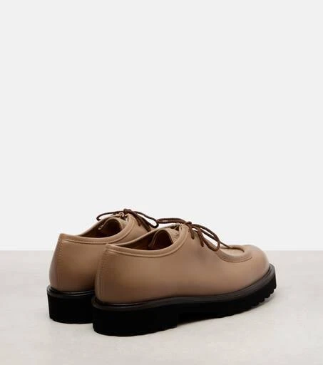 Max Mara Track leather loafers 2