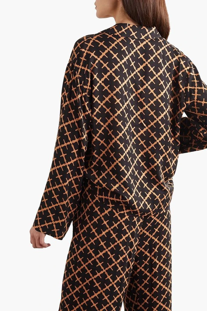 BY MALENE BIRGER Osa printed twill pajama top 3