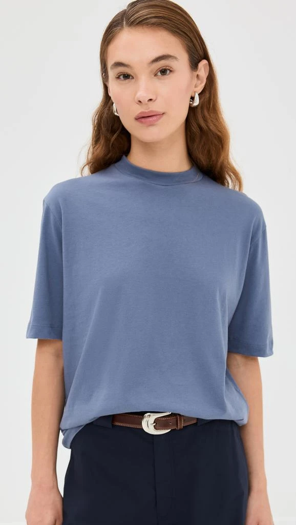 Tibi Mock Neck Unisex Tee 1