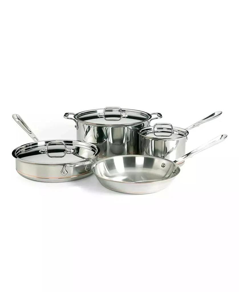 All-Clad Copper Core Cookware Set, 7 Piece 1