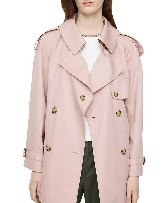 Burberry Short Tropical Gabardine Fitzrovia Trench Coat 4