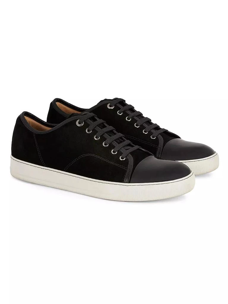 Lanvin DBB1 Suede and Patent Leather Sneakers 2