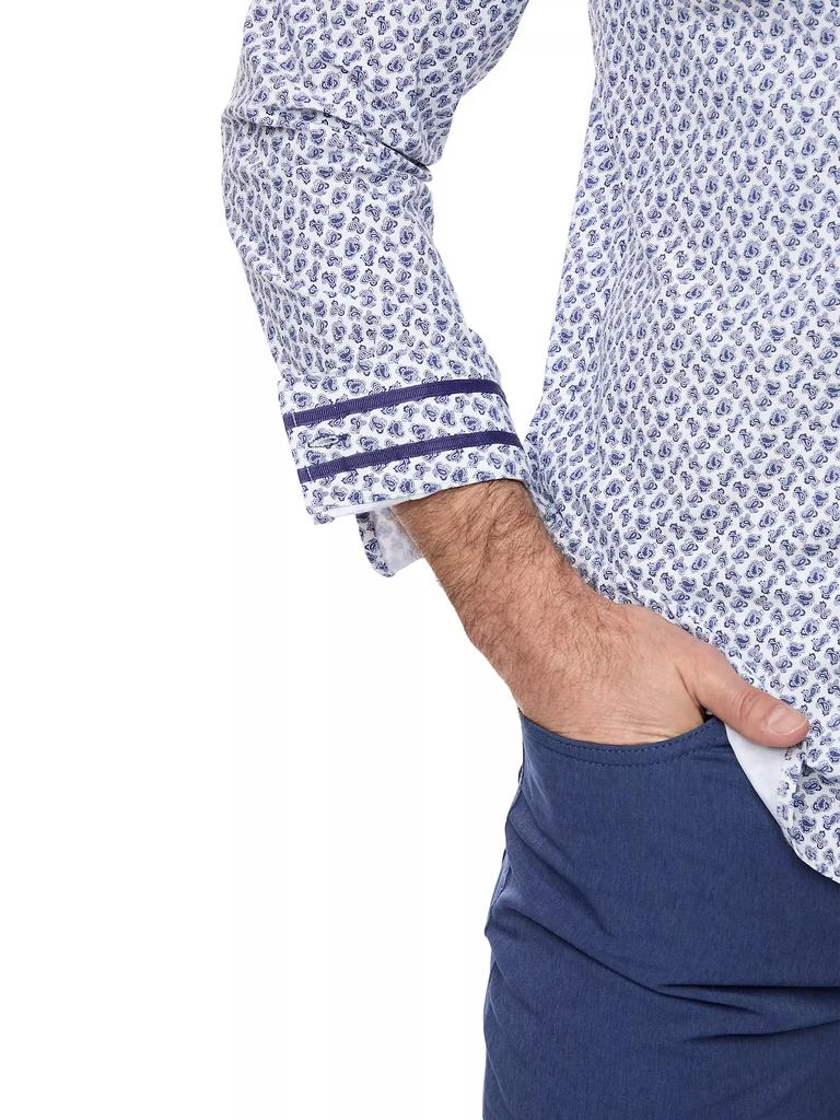 Robert Graham Harlan Abstract Button-Front Shirt 4