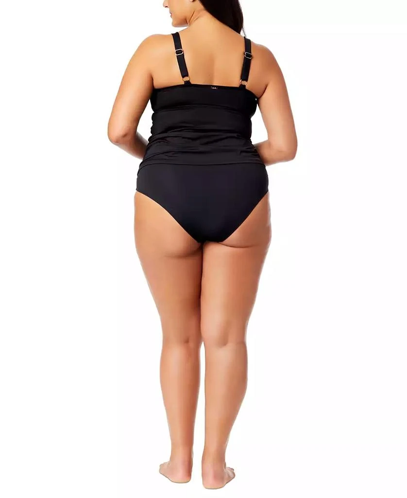 Anne Cole Plus Size Shirred Tankini Top 2