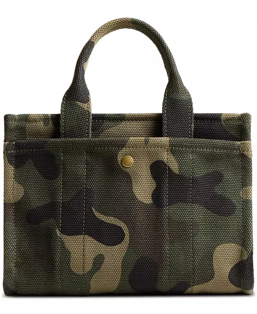 Coach Camo Print Canvas Small Cargo Tote 20 6