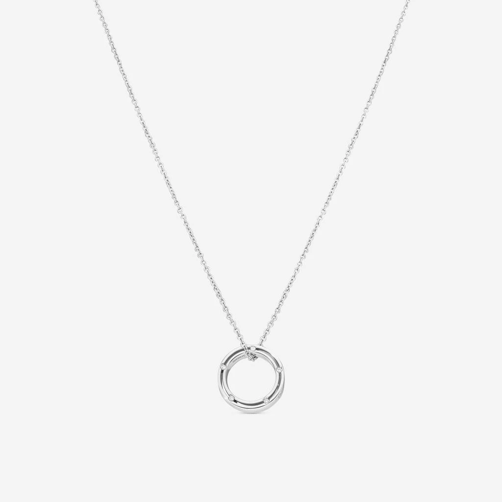 Damiani Damiani 18K Whıte Gold Diamond Pendant Necklace 20010374-copy