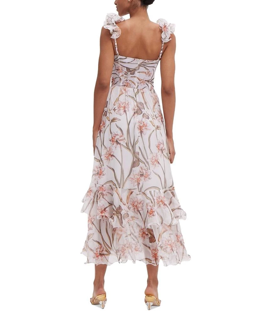 PatBO Botanic Flutter Sleeve Hi Low Maxi Dress 3