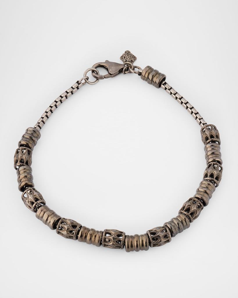 Armenta Men's Grey Sterling Silver Bracelet
